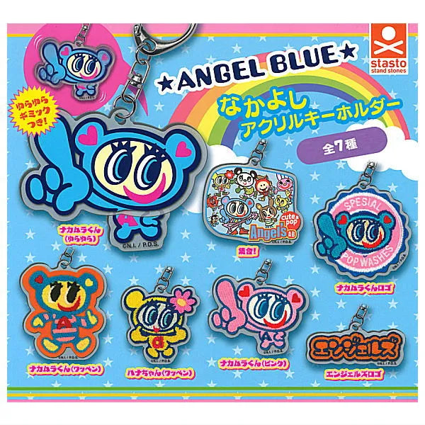 Angel Blue Nakayoshi Acrylic Keychain