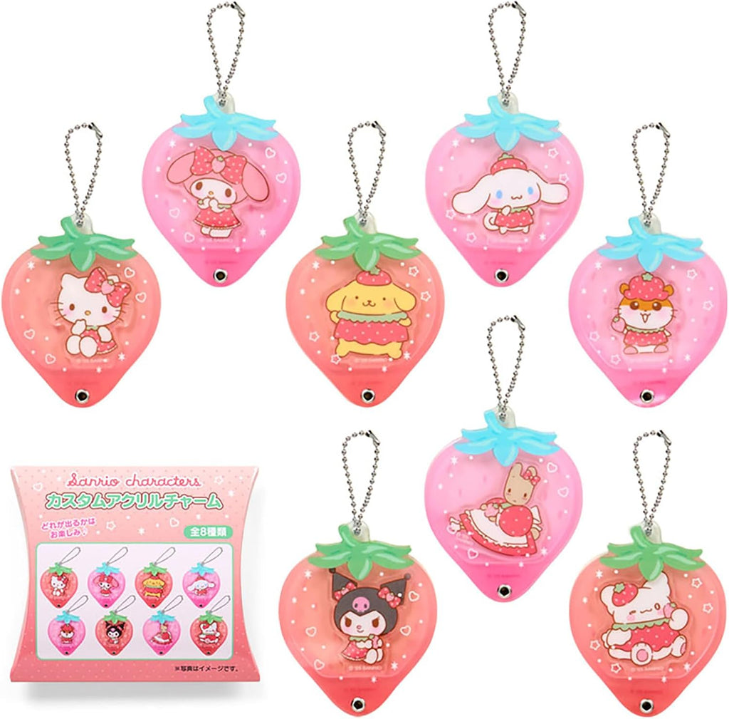 Sanrio Secret Custom Acrylic Charm – Strawberry Series
