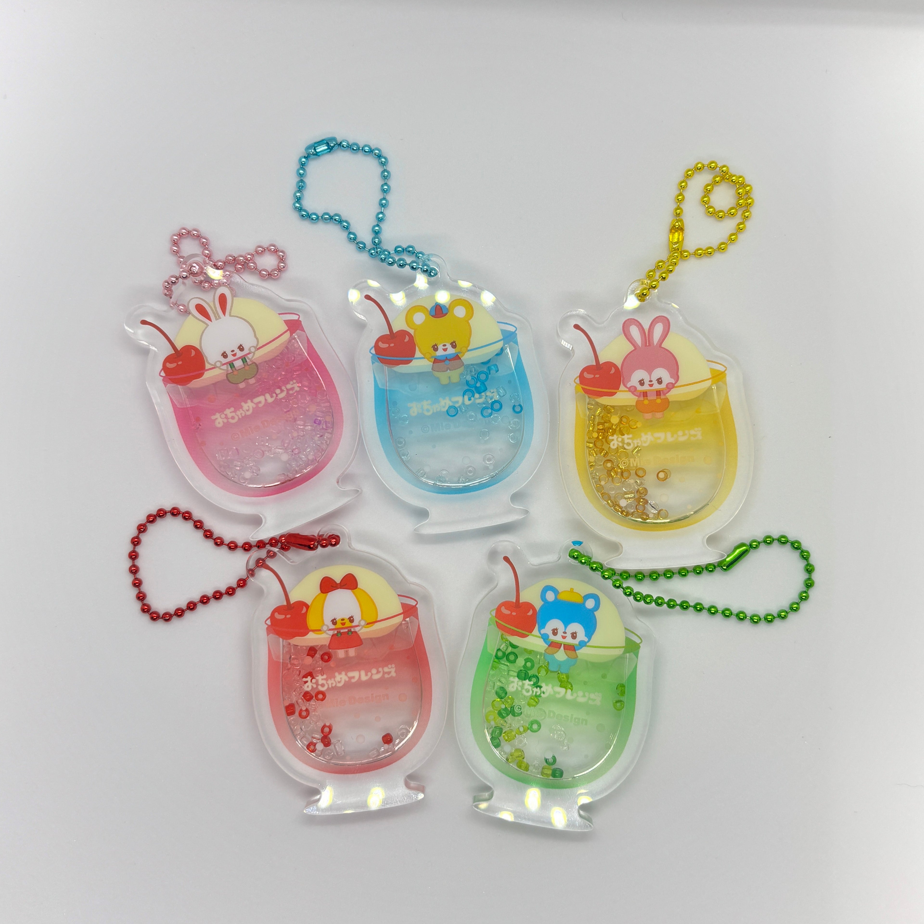 Osyame Friends Cream Soda Acrylic Keychain