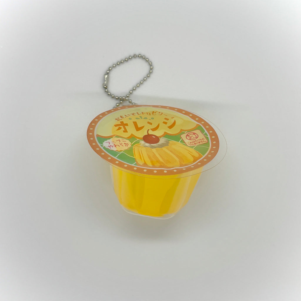 Puni Puni Retro Jelly Keychain – Orange