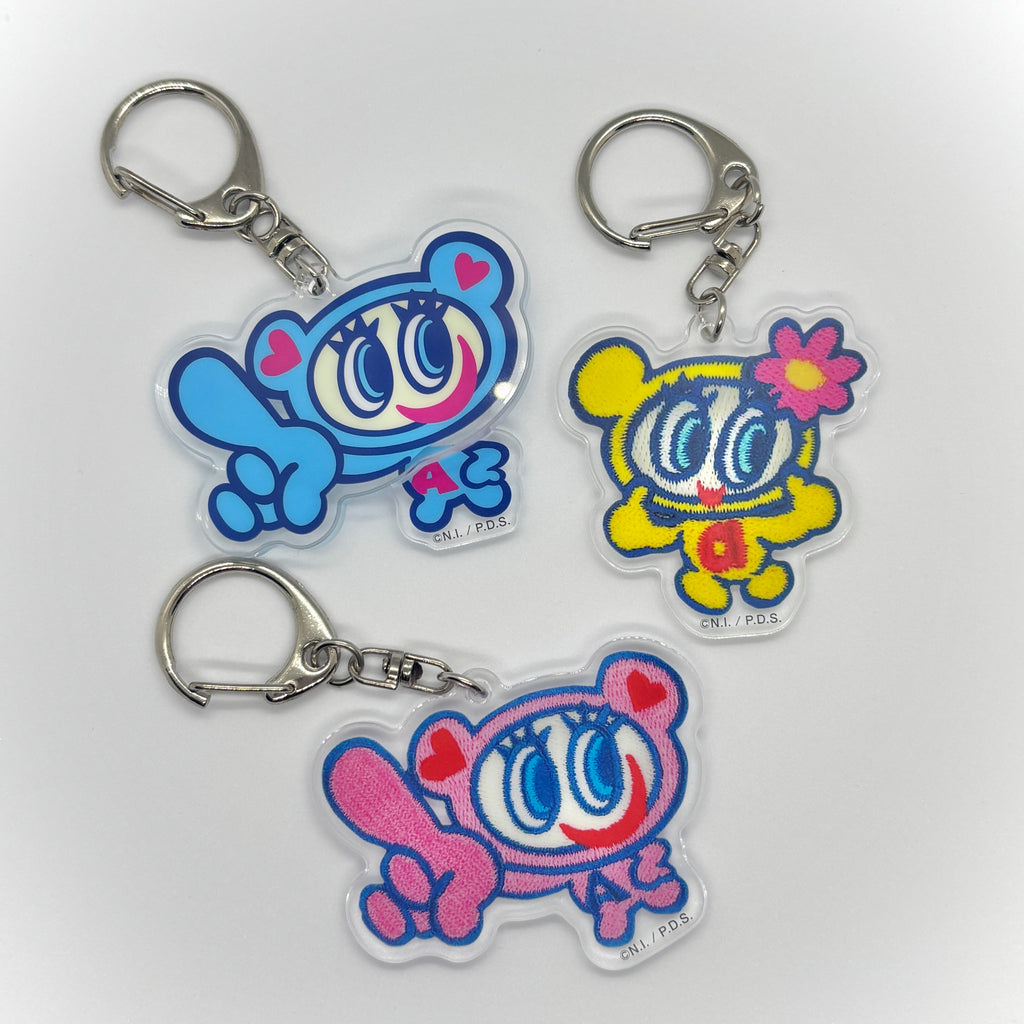 Angel Blue Nakayoshi Acrylic Keychain