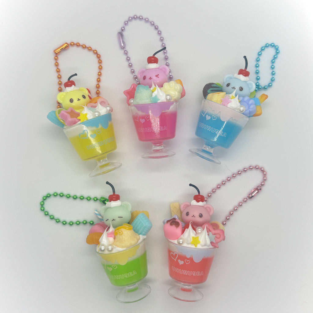 Animal Deco Sweets Keychain – Uruuru Bear