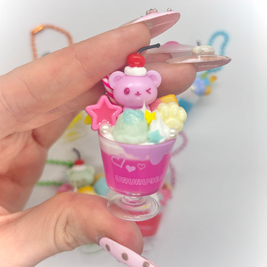 Animal Deco Sweets Keychain – Uruuru Bear