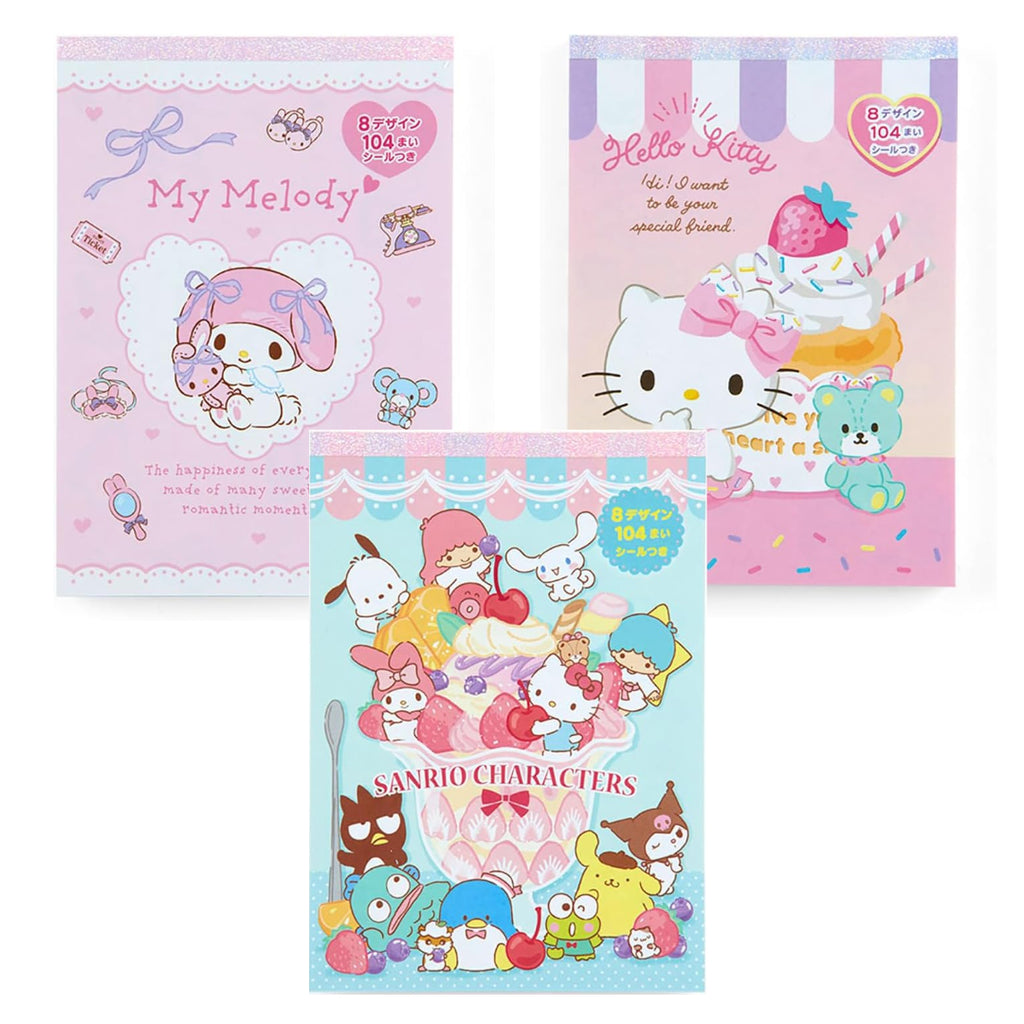 Sanrio Memo Sheet Notebooks