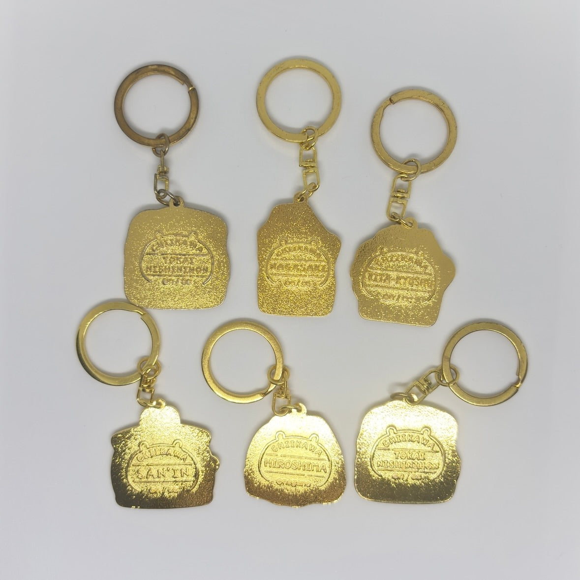 chiikawa local metal keychains