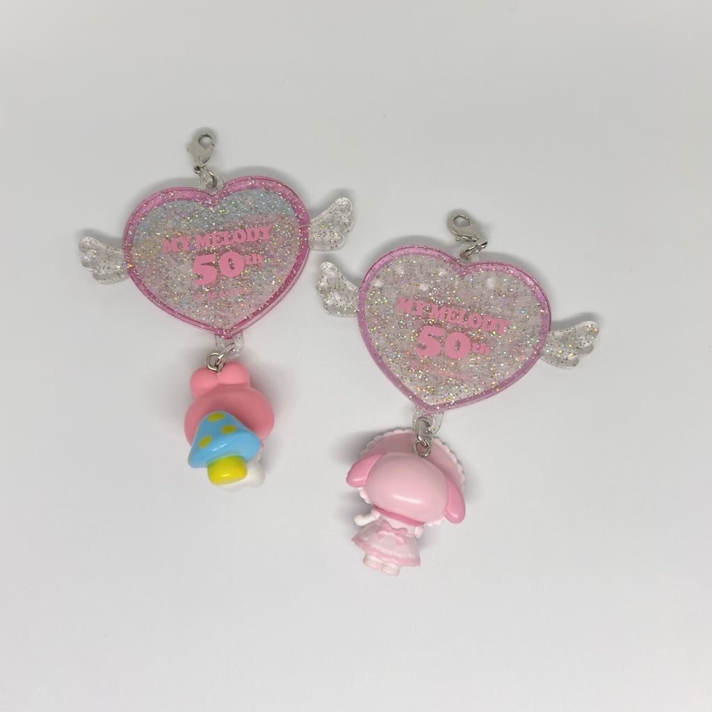 My Melody 50th Anniversary Secret Charm Keychain