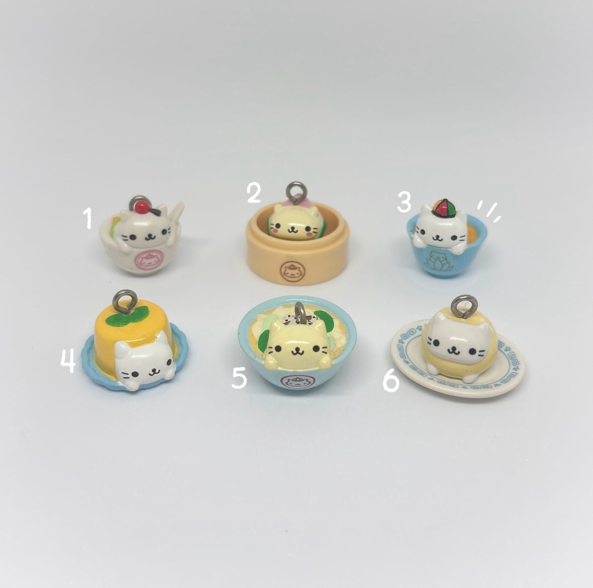 Nyan Nyan Nyanko Food Charms