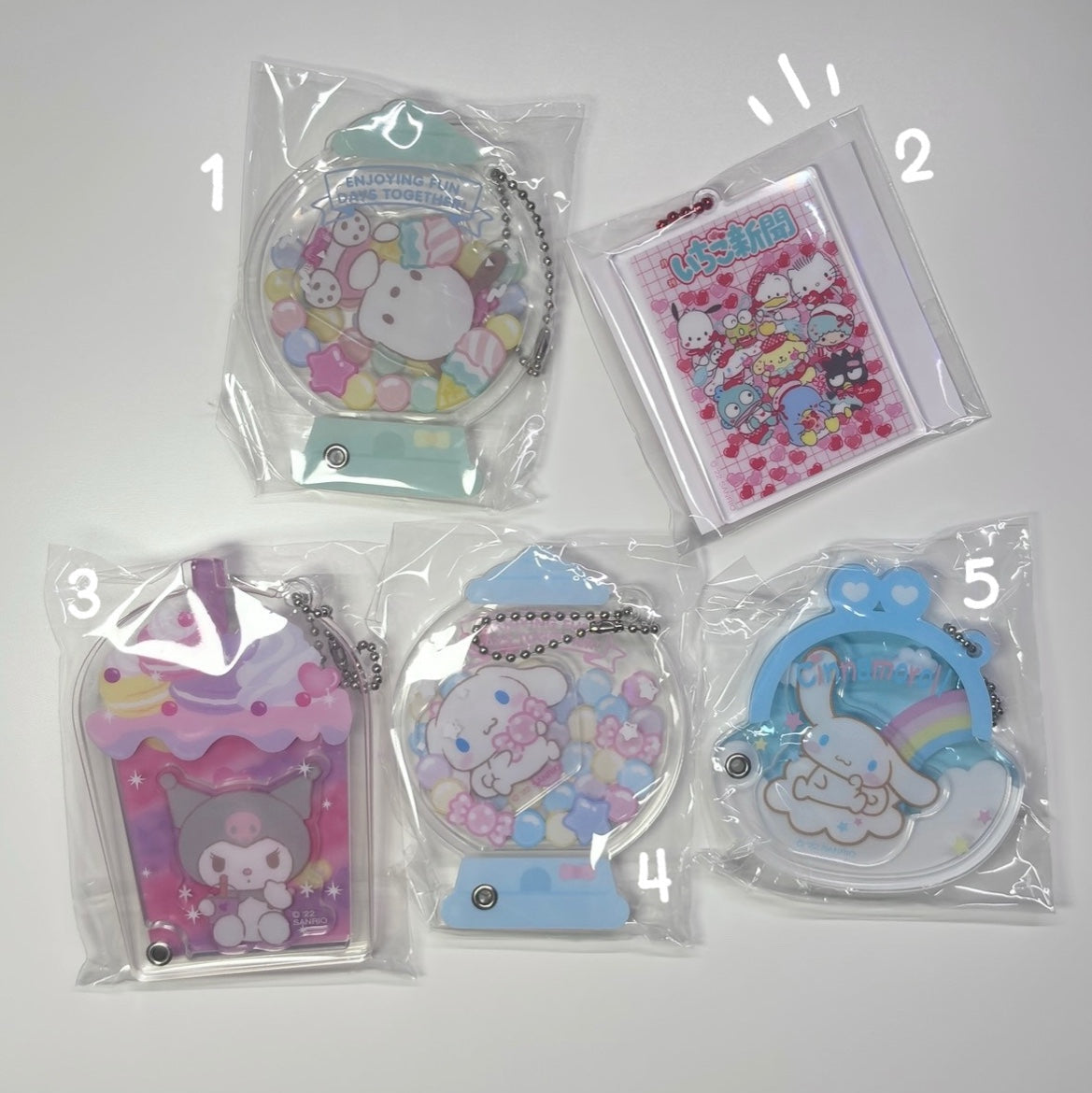 Sanrio Acrylic Keychains